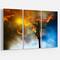 Designart - Jesus on the cross - Spiritual Religious on Wrapped Canvas set